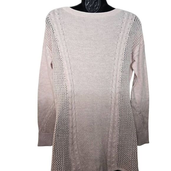 American Eagle Dip Dyed Sweater Pink Pullover Size Small - Picture 4 of 7